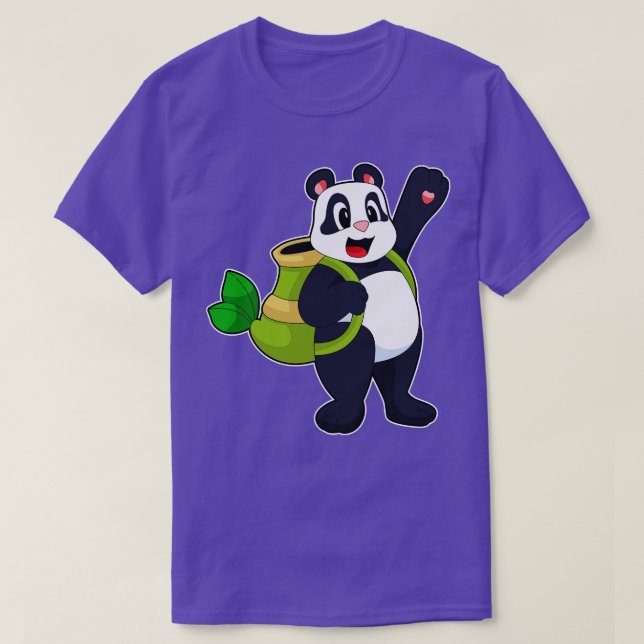 Camiseta Mochila Panda Bamboo (Diseño del anverso)