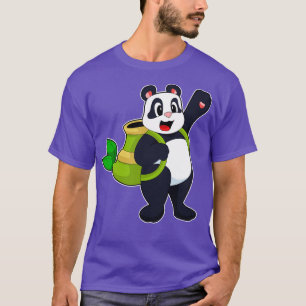 Camiseta Mochila Panda Bamboo