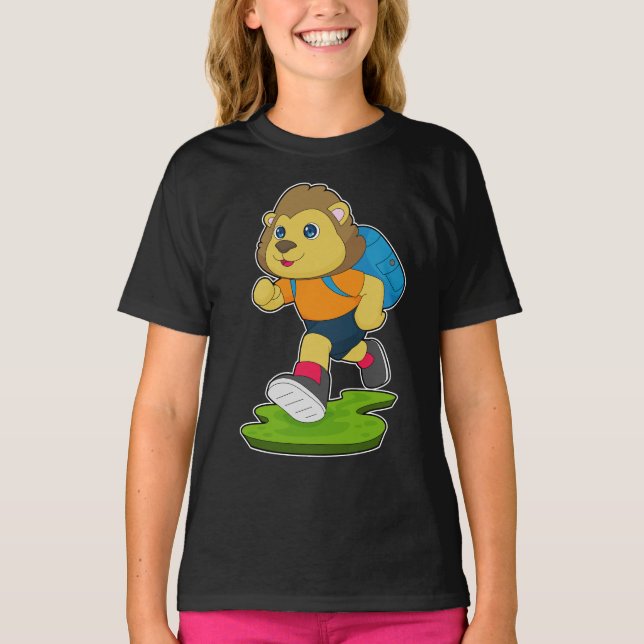 Camiseta Mochila para senderismo Lion (Anverso)