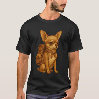 Camiseta Mochilero de Chihuahua lindo campista senderista b