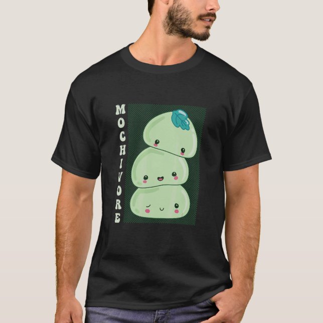 Camiseta Mochivore Delicious Chewy Rice Sweet Food Mochi (Anverso)