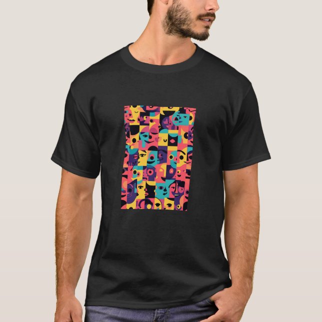 Camiseta Mockup de Cara – Presentación de Ropa de  (Anverso)
