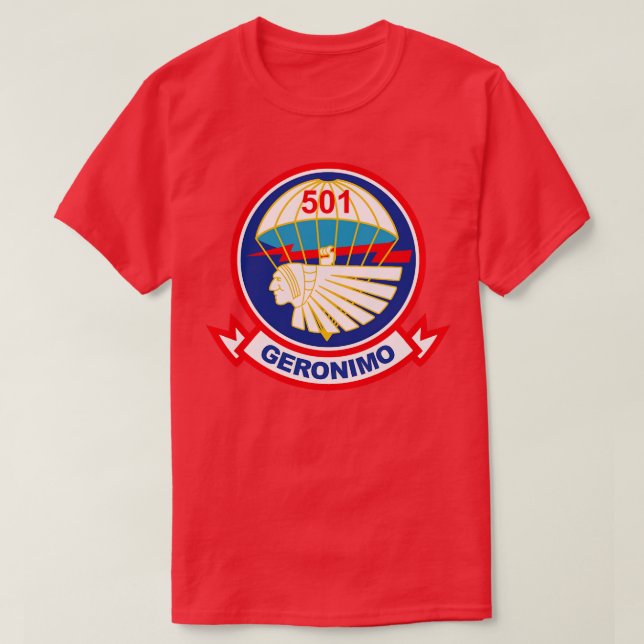 Camiseta Mod1 Geronimo 501ª Infantería de Paracaídas (Diseño del anverso)