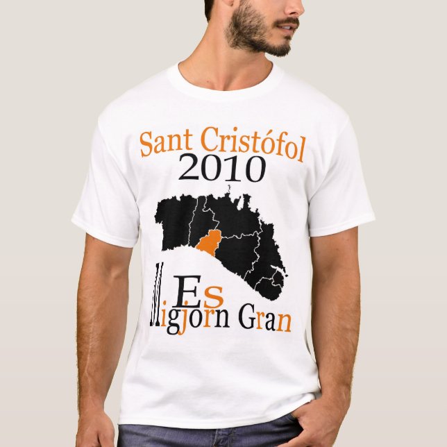 Camiseta Mod.1 - ES MIGJORN - Sant Cristófol 2010 (Anverso)
