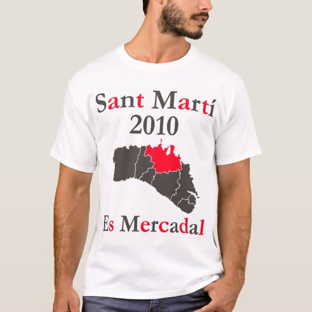 Camiseta Mod.3 - ES MERCADAL - Sant Martí 2010 (Anverso)