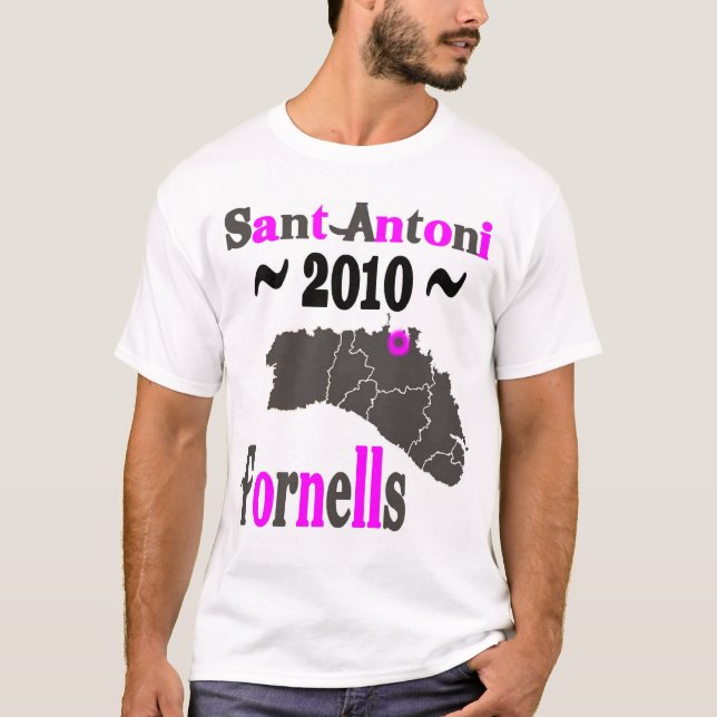 Camiseta Mod.3 - FORNELLS - Sant Antoni 2010 (Anverso)