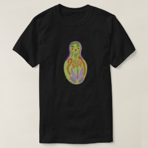 Camiseta Mod Matryoshka Doll Graphic Tee