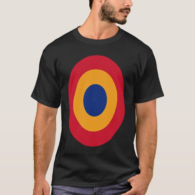 Camiseta Mod Target in Red Yellow Blue (Anverso)