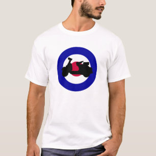 Camiseta Mod Target Scooter Silhouette T-Shirt