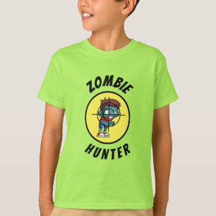 Camiseta Moda adolescente ZOMBIE HUNTER Novedad divertida