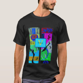 Camiseta Moda Amarilla Resumen De Inspiración De Matisse