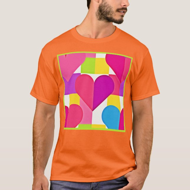 Camiseta Moda Amor Elegancia: Bliss romántico (Anverso)