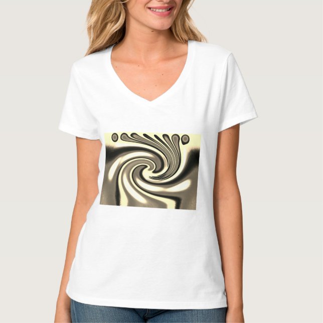 Camiseta Moda artística bastante chic (Anverso)