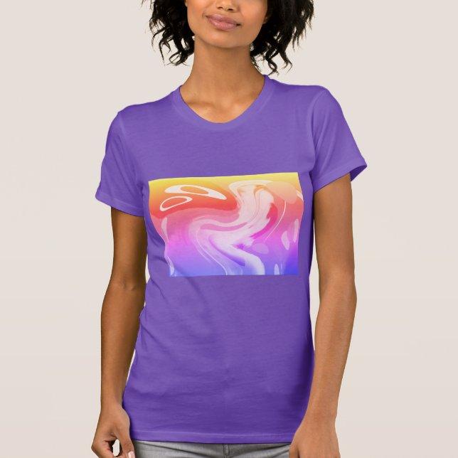 Camiseta moda artística bonito (Anverso)