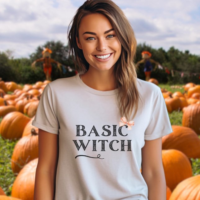 Camiseta Moda básica de naranja de brujas - coqueta linda (Subido por el creador)