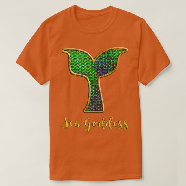 Camiseta Moda caliente y accesorios para sirenas (Diseño del anverso)