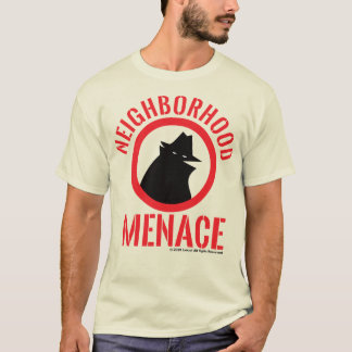 Camiseta Moda callejera de hip-hop retro amenaza del barrio