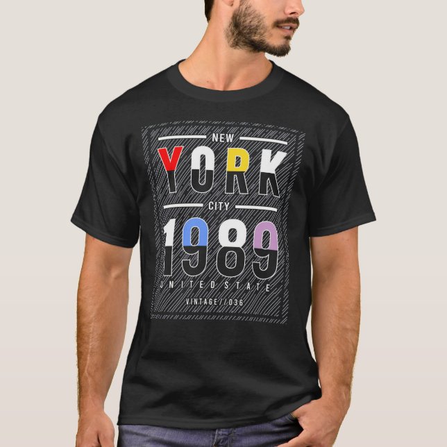 Camiseta moda callejera de Nueva York (Anverso)