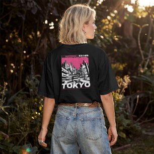 Camiseta Moda callejera japonesa Y2K