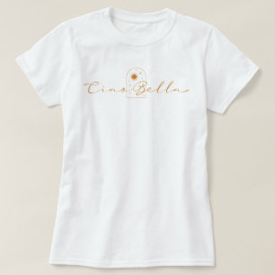 Camiseta Moda Ciao Bella Golden Boho