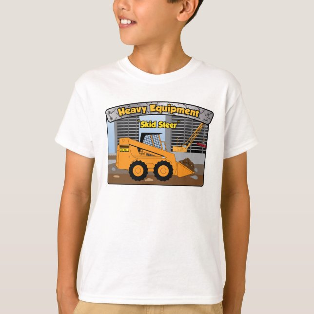 Camiseta Moda de acero para equipo pesado (Anverso)