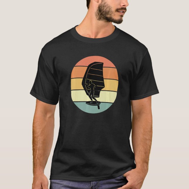 Camiseta Moda De Ala Retro Para La Superficie De La Ala De  (Anverso)