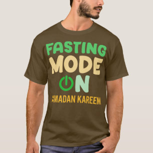 Camiseta Moda de ayuno de Ramadán en Feliz Ramadán Musulman