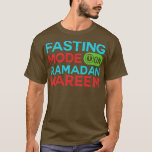 Camiseta Moda de ayuno de Ramadán en Feliz Ramadán Musulman