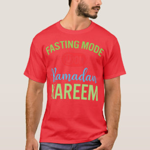 Camiseta Moda de ayuno de Ramadán en Feliz Ramadán Musulman