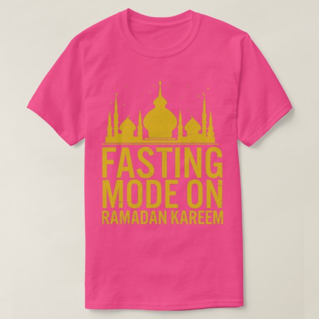 Camiseta Moda de ayuno de Ramadán en Feliz Ramadán Musulman (Diseño del anverso)