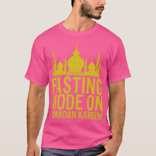 Camiseta Moda de ayuno de Ramadán en Feliz Ramadán Musulman