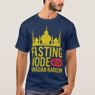 Camiseta Moda de ayuno de Ramadán en Feliz Ramadán Musulman