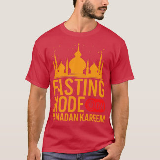 Camiseta Moda de ayuno de Ramadán en Feliz Ramadán Musulman