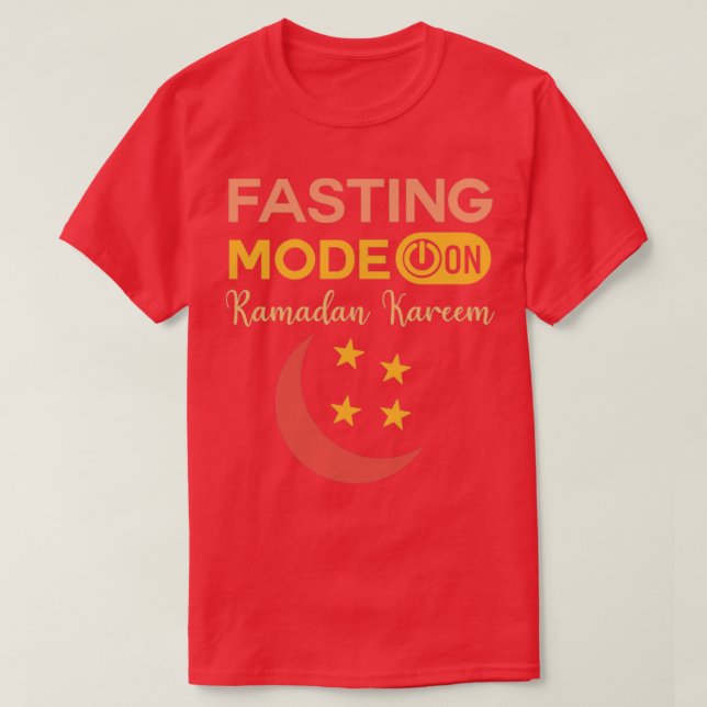 Camiseta Moda de ayuno de Ramadán en Feliz Ramadán Musulman (Diseño del anverso)