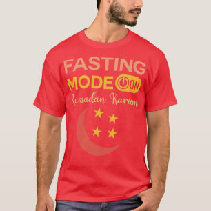Camiseta Moda de ayuno de Ramadán en Feliz Ramadán Musulman
