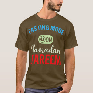 Camiseta Moda de ayuno de Ramadán en Feliz Ramadán Musulman