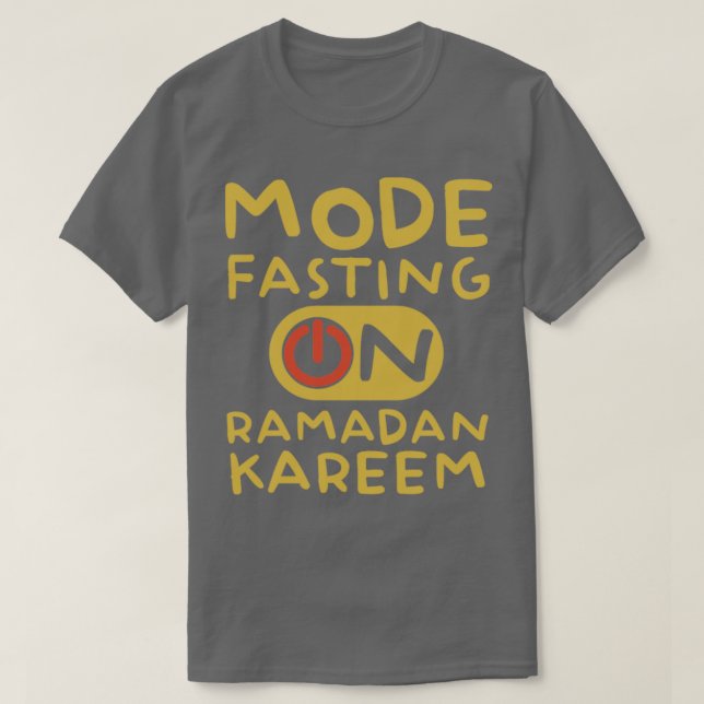 Camiseta Moda de ayuno de Ramadán en Feliz Ramadán Musulman (Diseño del anverso)