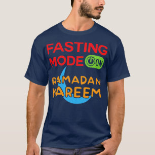 Camiseta Moda de ayuno de Ramadán en Feliz Ramadán Musulman