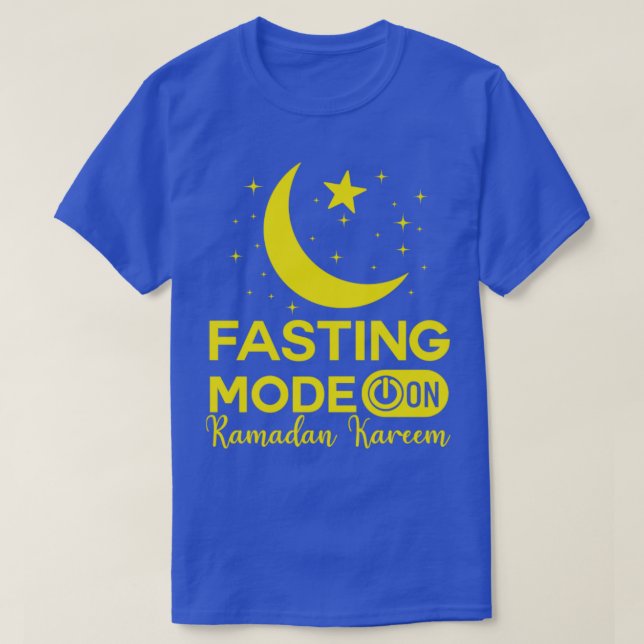Camiseta Moda de ayuno de Ramadán en Feliz Ramadán Musulman (Diseño del anverso)