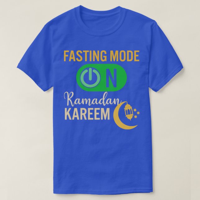 Camiseta Moda de ayuno de Ramadán en Feliz Ramadán Musulman (Diseño del anverso)