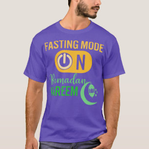 Camiseta Moda de ayuno de Ramadán en Feliz Ramadán Musulman