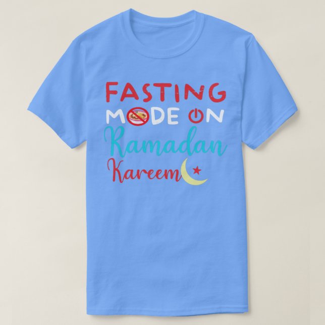 Camiseta Moda de ayuno de Ramadán en Feliz Ramadán Musulman (Diseño del anverso)