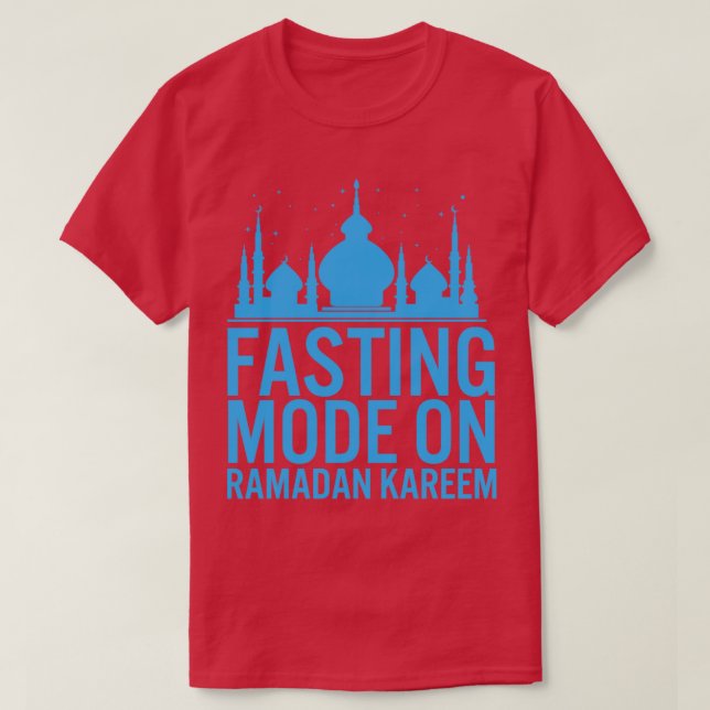 Camiseta Moda de ayuno de Ramadán en Feliz Ramadán Musulman (Diseño del anverso)