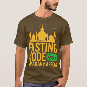 Camiseta Moda de ayuno de Ramadán en Feliz Ramadán Musulman