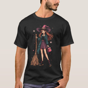 Camiseta Moda de brujería de estilo espellizcante