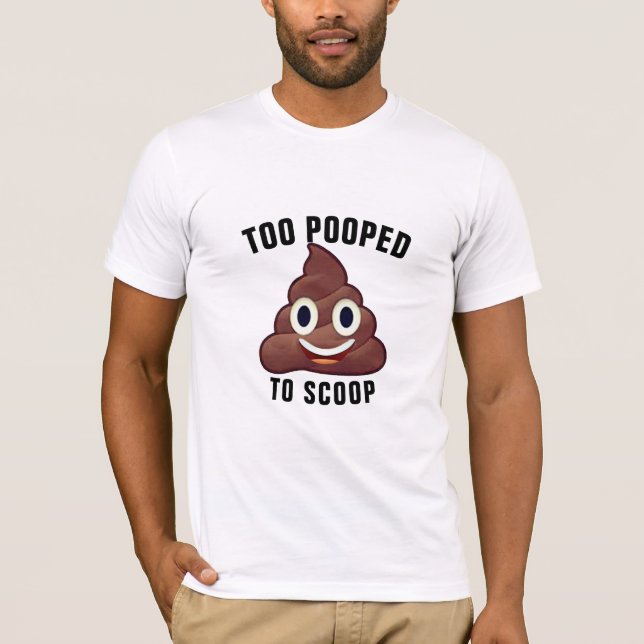 Camiseta Moda de emoji: demasiado apto para burlarse de la  (Anverso)