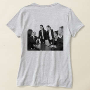 Camiseta Moda DE ESTILO MÍNIMO MODERNO MONOGRAM ELEGANTE SI