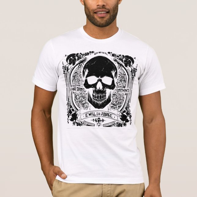 Camiseta Moda de huesos desnudos: Skeleton Tee Sale! (Anverso)