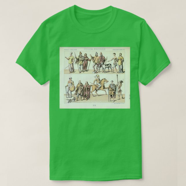 Camiseta Moda de la Antigua Gran Bretaña de Geschichte des (Diseño del anverso)