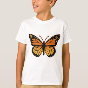 Camiseta Moda de la mariposa de monarca